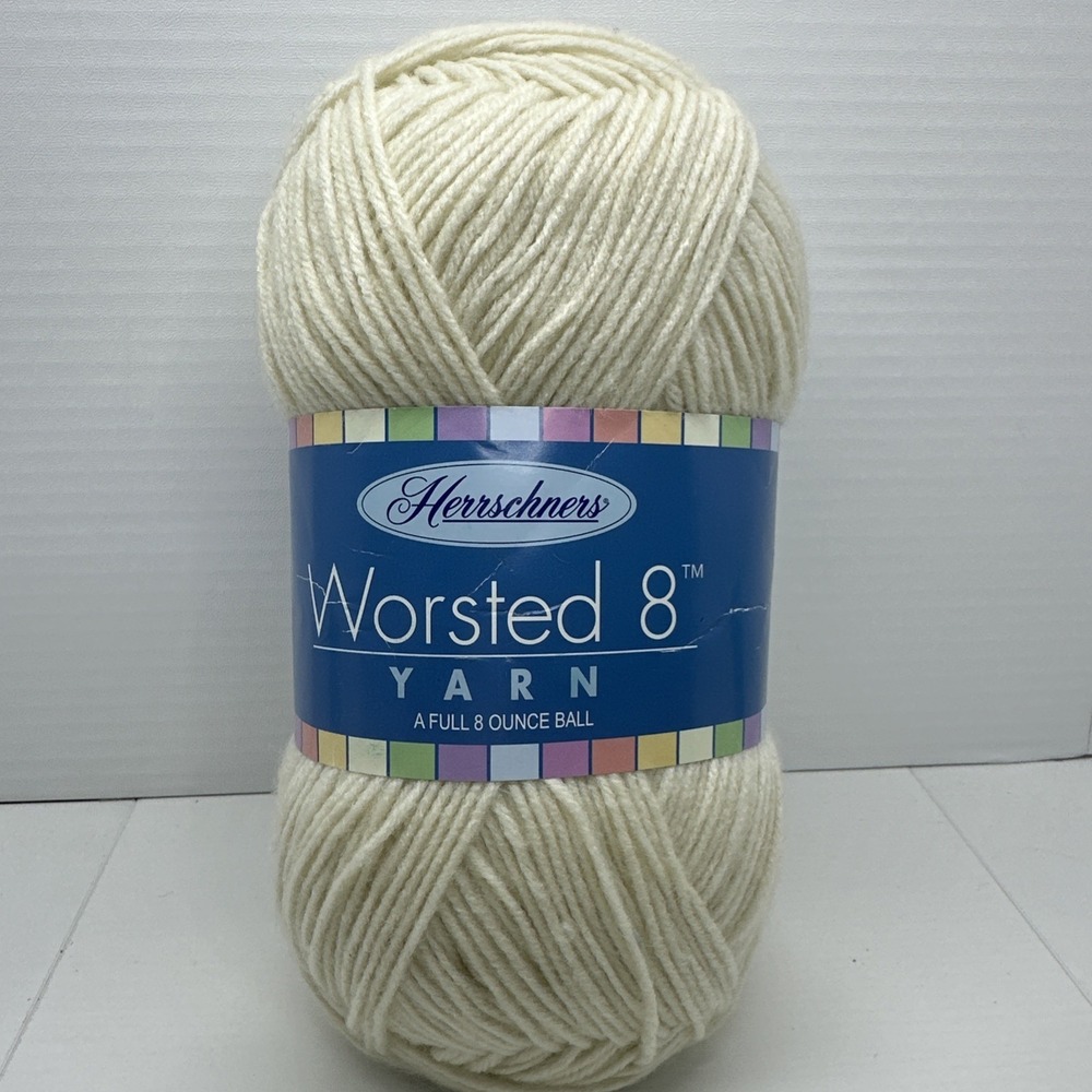 HERRSCHNERS Worsted‎ 8 Yarn Color: Aran 8 oz 4 medium 100% acrylic